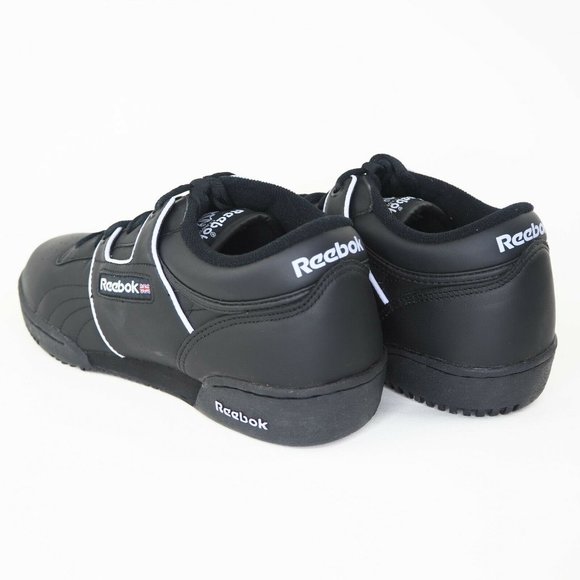 Reebok Womens Shoes Workout Lo Piping SE Black - Picture 8 of 11